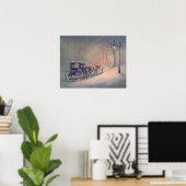 Poster HORSE D'HIVER & BUGGY par SHARON SHARPE (Bureau à domicile)