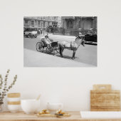Poster Horse Drawn Buggy : début des années 1900 (Cuisine)
