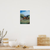 Poster Horse Passion Art original Imprimer (Cuisine)