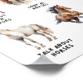 Poster Horse Things I Do In My Leisure Time  (Coin)