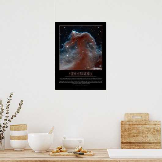 Poster HORSEHEAD NEBULA - Hubble (Cuisine)