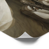 Poster Horseman de Ghastly - Chevalier mort sur un H blan (Coin)