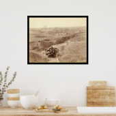 Poster Horses arrosage à White Clay Creek SD 1891 (Cuisine)