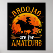 Poster Horses Sorcière Halloween Drôle Chambres Sont Pour (Devant)
