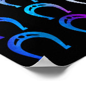 Poster Horsescute Ss Cute Sss Horse Équitation Equestre H (Coin)