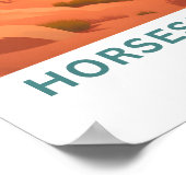 Poster Horseshoe Bend Arizona Travel Print (Coin)