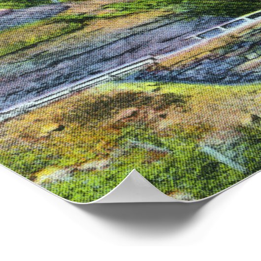 Poster Horseshoe Courbe Vue des chutes Bastion (Coin)