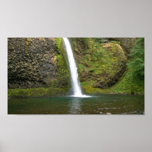 Poster Horsetail Falls, Oregon (Devant)