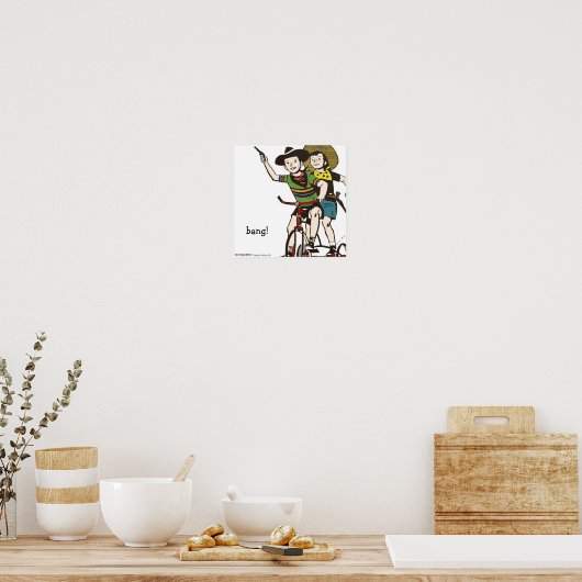 Poster horsin' autour de l'impression (Cuisine)