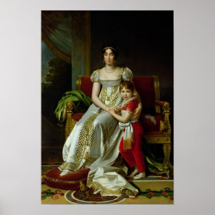 Poster Hortense de Beauharnais et son fils