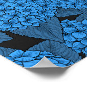 Poster Hortensia bleu (Coin)