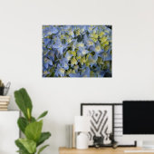 Poster hortensia en fleur (Bureau à domicile)