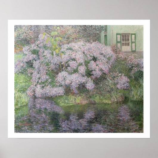 Poster Hortensias sur les rives de la Lys, 1898 (oi (Devant)