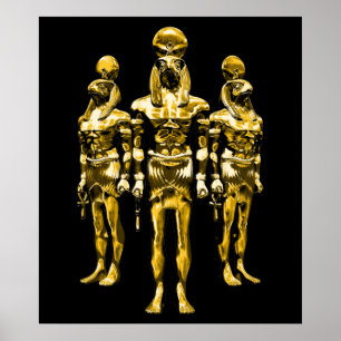 Poster Horus de Dieu égyptien