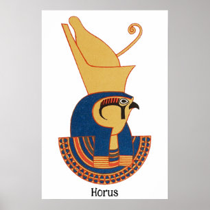 Poster Horus dieu égyptien antique