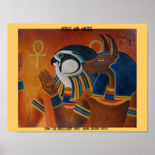 Poster Horus et Anubis