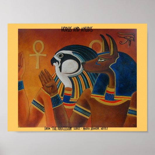 Poster Horus et Anubis (Devant)