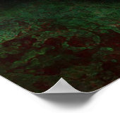 Poster Hosta mit Regentropfen (Coin)