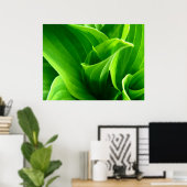 Poster Hosta Vert (Bureau à domicile)