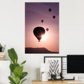 Poster Hot Air Balloon (Bureau à domicile)