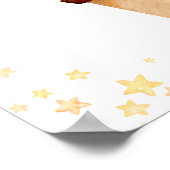 Poster Hot Air Balloon mignon Bébé Animaux Nourrissement  (Coin)