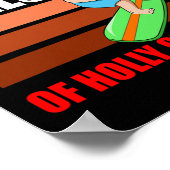 Poster Hot As Surfer Père Noël Noël Fête Noël En Juillet (Coin)