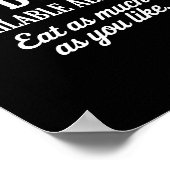 Poster Hot Buffet Available All Day Eat As Much As You Li (Coin)