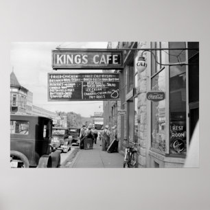Poster Hot Catfish in Clarksville, 1930s