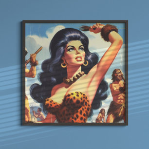 Poster Hot Cavewoman