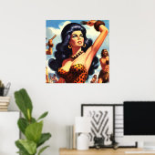 Poster Hot Cavewoman (Bureau à domicile)