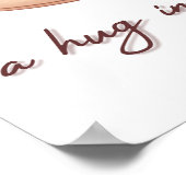 Poster hot chocolate is a hug in a mug (Coin)