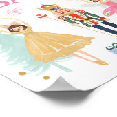 Poster Hot Cocoa Bar Chocolat Nutcracker Ballerina Girl (Coin)