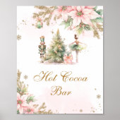 Poster Hot cocoa bar Winter Onederland Nutcracker (Devant)