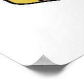 Poster Hot Cross Bun Funny Food Pun (Coin)