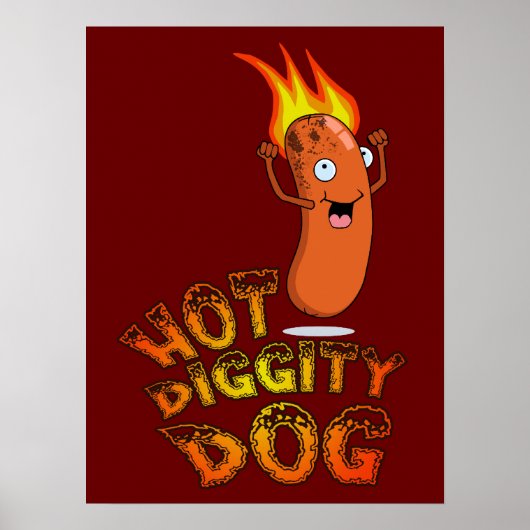 Poster Hot Diggity Chien (Devant)