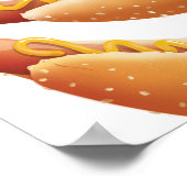 Poster Hot Dog Tout Américain. (Coin)