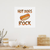 Poster Hot Dogs Rock (Cuisine)