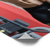 Poster Hot Guy Blond Sexy Shirless Muscle Man Works Out (Coin)