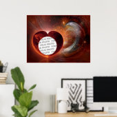 Poster Hot Love - modèle (Bureau à domicile)
