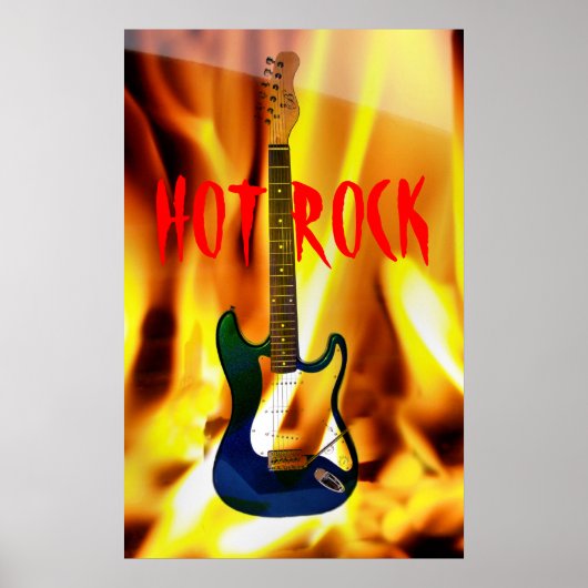Poster Hot Rock (Devant)
