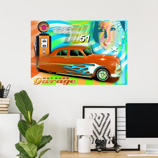 Poster Hot Rod (Bureau à domicile)