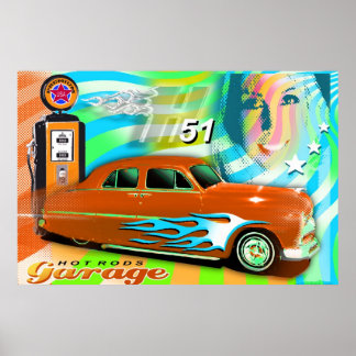 Poster Hot Rod