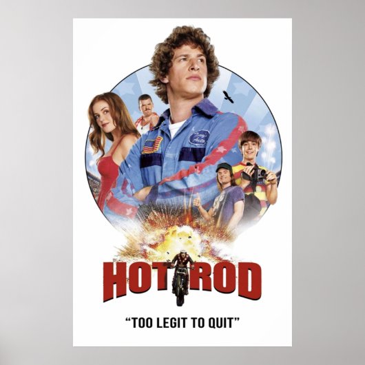 Poster Hot Rod Movie Andy Samberg (Devant)