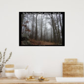 Poster Hot Springs National Park, AR - Silent Mist (Cuisine)