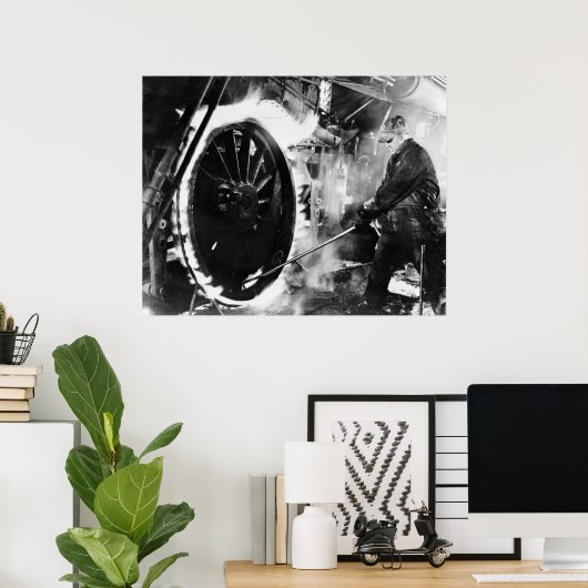 Poster Hot Wheel, 1940s (Bureau à domicile)