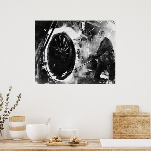 Poster Hot Wheel, 1940s (Cuisine)