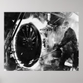 Poster Hot Wheel, 1940s (Devant)