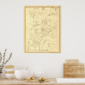 Poster Hotchkiss Carte Antietam. (Cuisine)