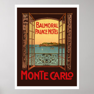 Poster Hôtel Balmoral Palace (Monte Carlo)