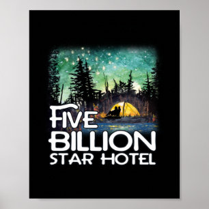 Poster Hôtel Camping Cinq Milliards D'Étoiles